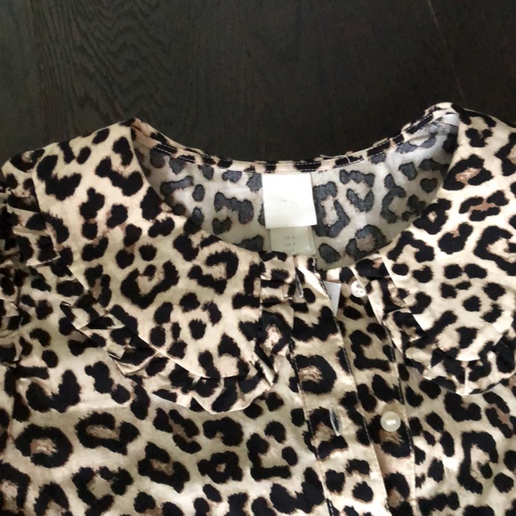 Size small H&M dress with puff sleeve and Peter Pan collar - Picture 2 of 4